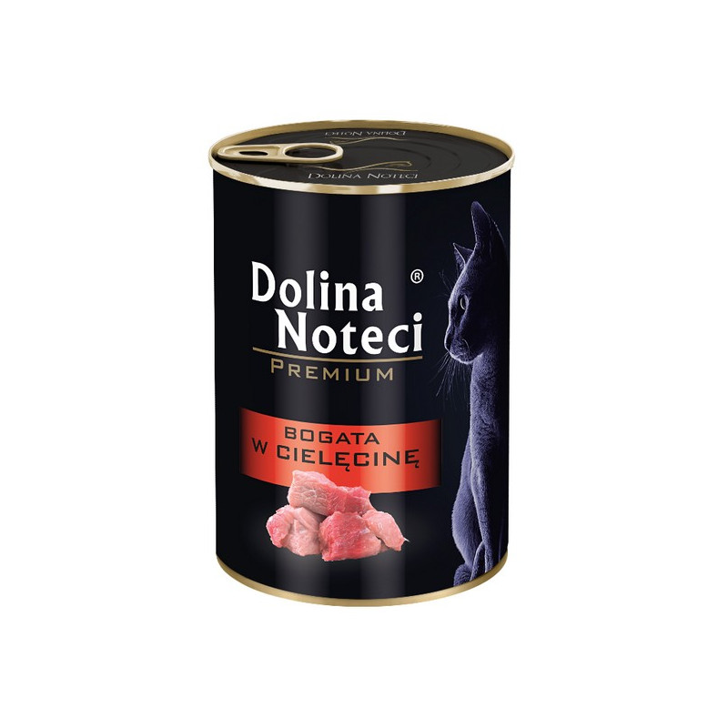 Dolina Noteci Premium Kot Bogata w cielęcinę puszka 400g