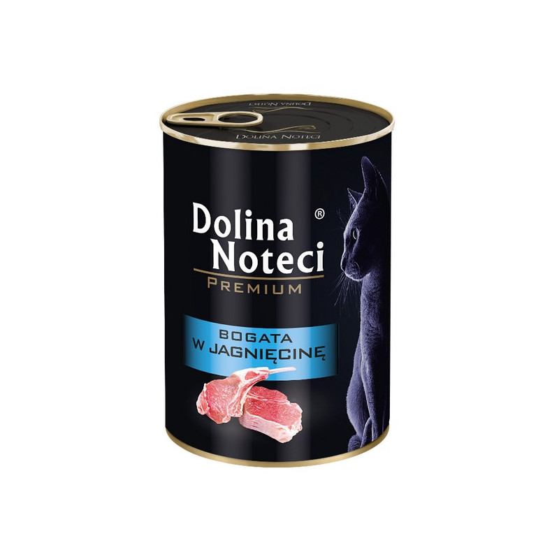 Dolina Noteci Premium Kot Bogata w jagnięcinę puszka 400g