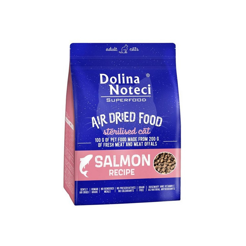 Dolina Noteci Superfood Air Dried Kot Sterilised Danie z łososia 1kg