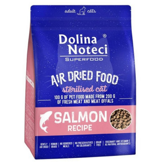 Dolina Noteci Superfood Air Dried Kot Sterilised Danie z łososia 1kg