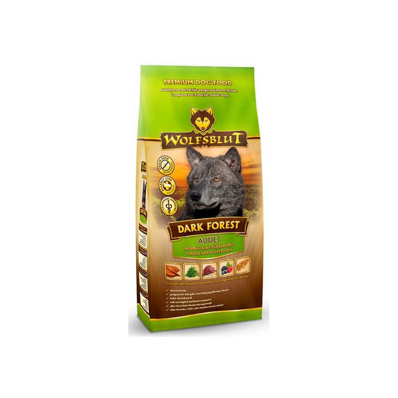 Wolfsblut Dog Dark Forest dziczyzna i bataty 2kg