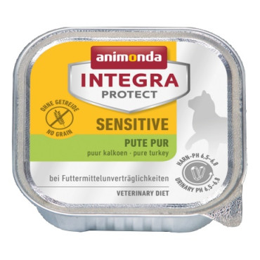 Animonda Integra Protect Sensitive dla kota - z indykiem tacka 100g