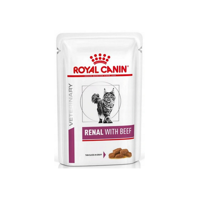 Royal Canin Veterinary Diet Feline Renal Wołowina saszetka 85g