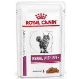 Royal Canin Veterinary Diet Feline Renal Wołowina saszetka 85g