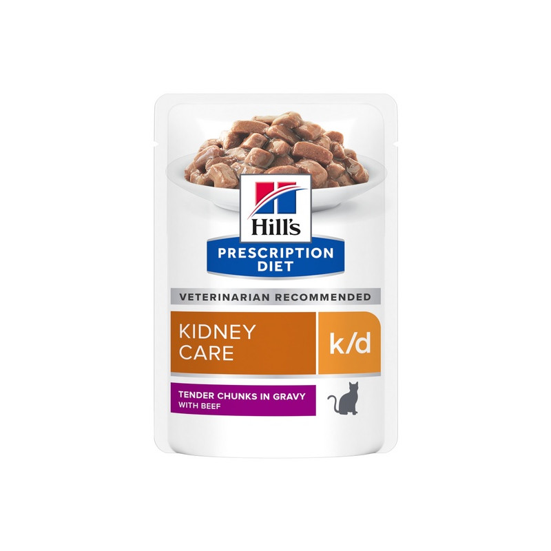 Hill's Prescription Diet k/d Feline Wołowina saszetka 85g