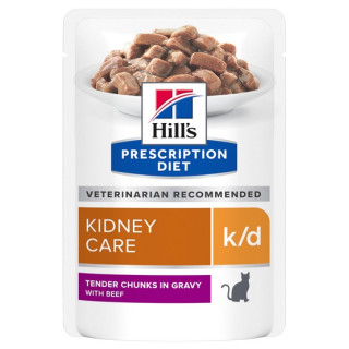 Hill's Prescription Diet k/d Feline Wołowina saszetka 85g