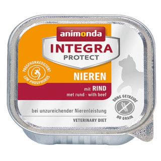 Animonda Integra Protect Nieren dla kota - z wołowiną tacka 100g