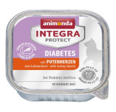 Animonda Integra Protect Diabetes dla kota - z sercami indyka tacka 100g