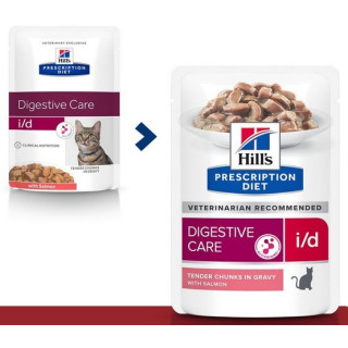 Hill's Prescription Diet i/d Feline Łosoś saszetka 85g