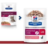 Hill's Prescription Diet i/d Feline Łosoś saszetka 85g