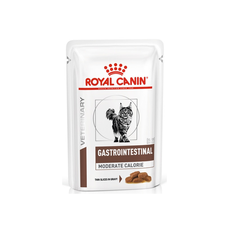 Royal Canin Veterinary Diet Feline Gastrointestinal Moderate Calorie saszetka 85g