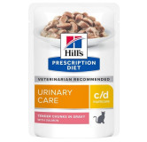 Hill's Prescription Diet c/d Feline z Łososiem saszetka 85g