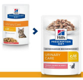 Hill's Prescription Diet c/d Feline z Łososiem saszetka 85g