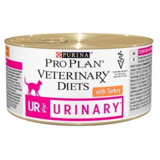 Purina Veterinary Diets Urinary UR Feline indyk puszka 195g