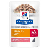 Hill's Prescription Diet c/d Feline Urinary Stress z łososiem saszetka 85g