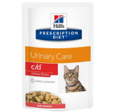 Hill's Prescription Diet c/d Feline Urinary Stress z łososiem saszetka 85g