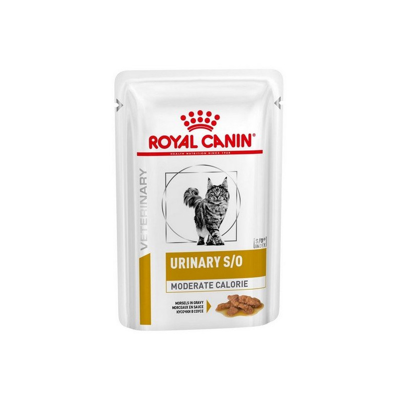 Royal Canin Veterinary Diet Feline Urinary S/O Moderate Calorie saszetka 85g