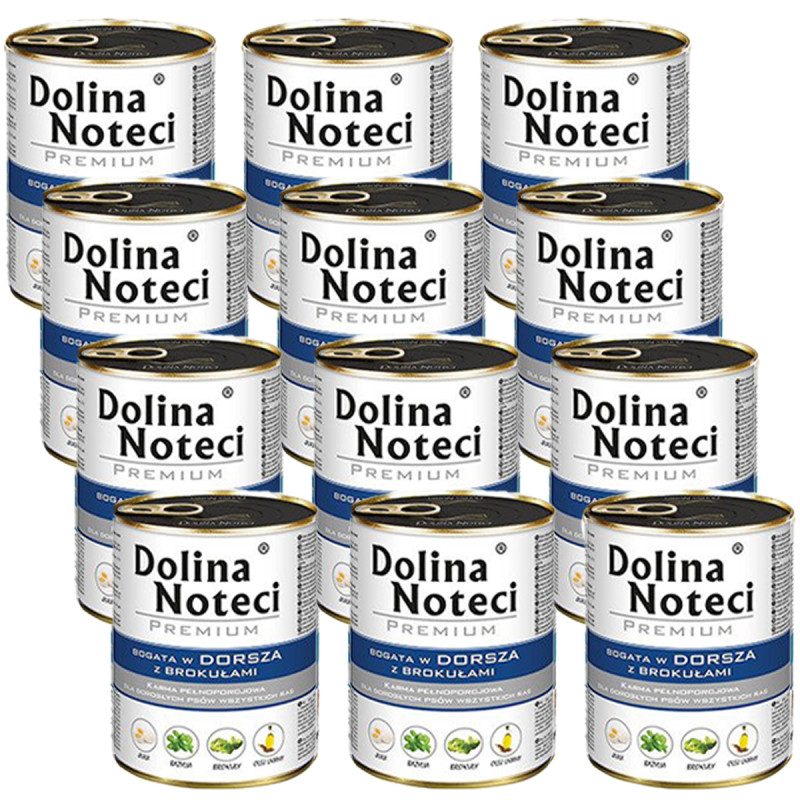 DOLINA NOTECI Premium bogata w dorsza z brokułami 12 x 800g