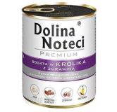 DOLINA NOTECI Premium bogata w królika z żurawiną 12 x 800g