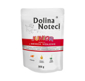 Dolina Noteci Premium JUNIOR bogata w serca wołowe saszetka 10x300 g