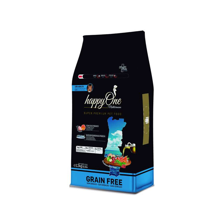 PRÓBKA happyOne Mediterraneum Adult Dog bogata w sardynki 60 g