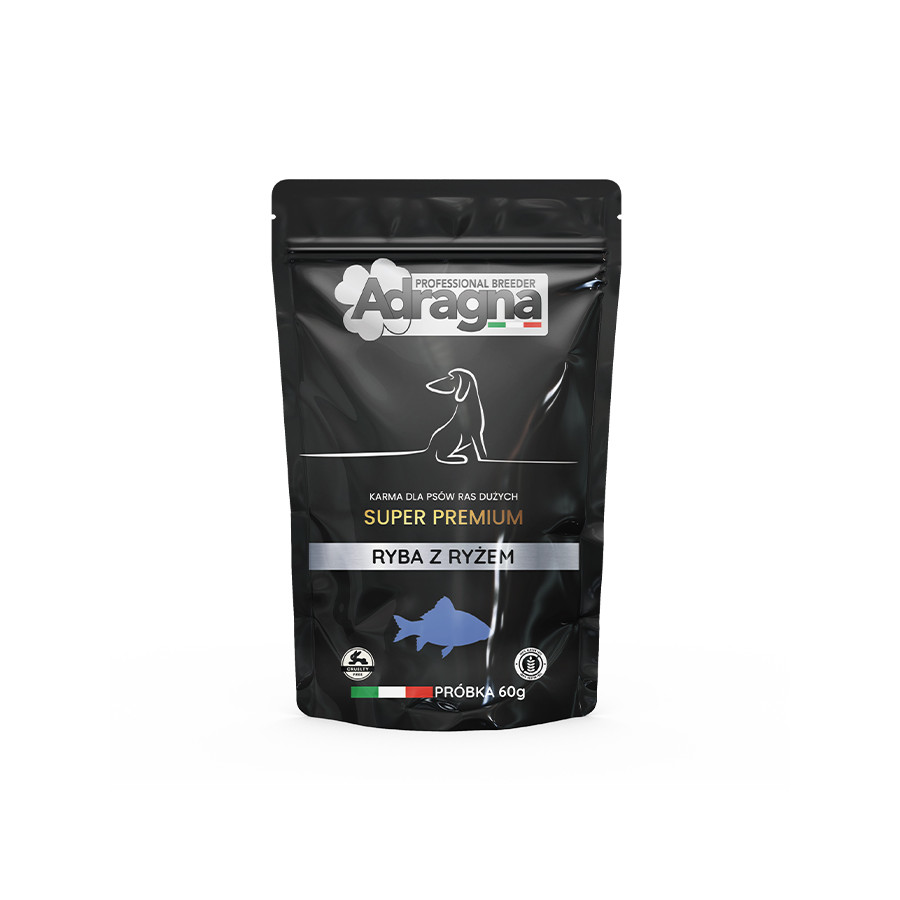 PRÓBKA Adragna Breeder super premium ryba/owoce cytrusowe 60g