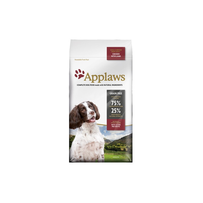 Applaws Adult Dog Small & Medium Breed Kurczak z jagnięciną 2kg