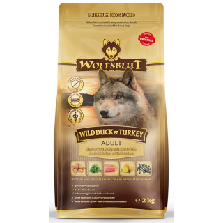 Wolfsblut Dog Wild Duck & Turkey kaczka, indyk i bataty 2kg