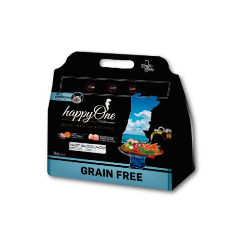 PRÓBKA HappyOne Grain-Free Mediterraneum dla kotów sterylizowanych Super Premium 60g