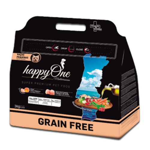 HappyOne Grain-Free  Mediterraneum Small breed 3Kg