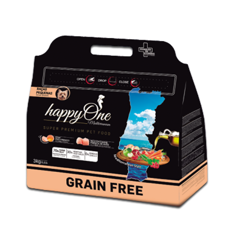 HappyOne Grain-Free  Mediterraneum Small breed 3Kg