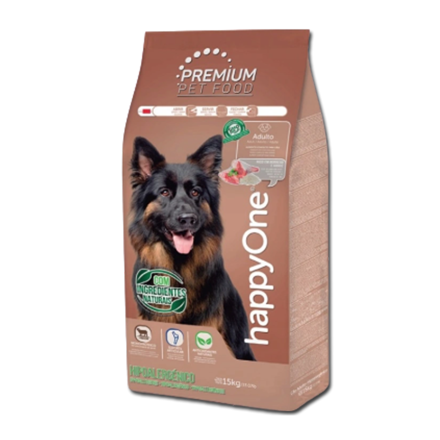 happyOne Adult Dog - Hypoallergenic z jagnięciną 15kg