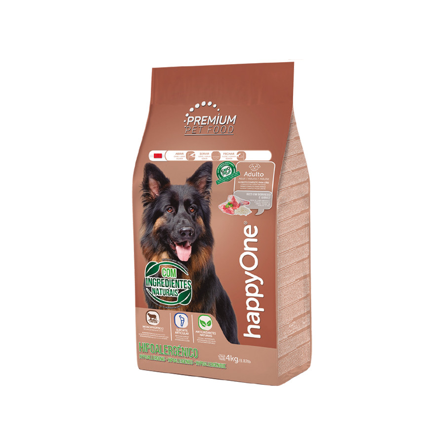 happyOne Adult Dog - Hypoallergenic z jagnięciną 4kg