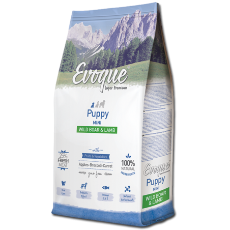 Evoque Puppy Dziczyzna z jagnięciną M&L Super Premium 12kg