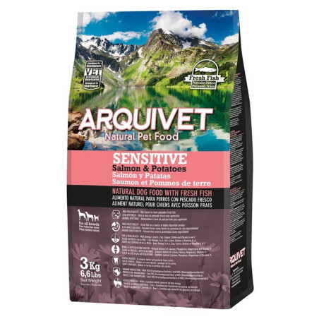 Arquivet Sensitive łosoś z ziemniakami 3 kg