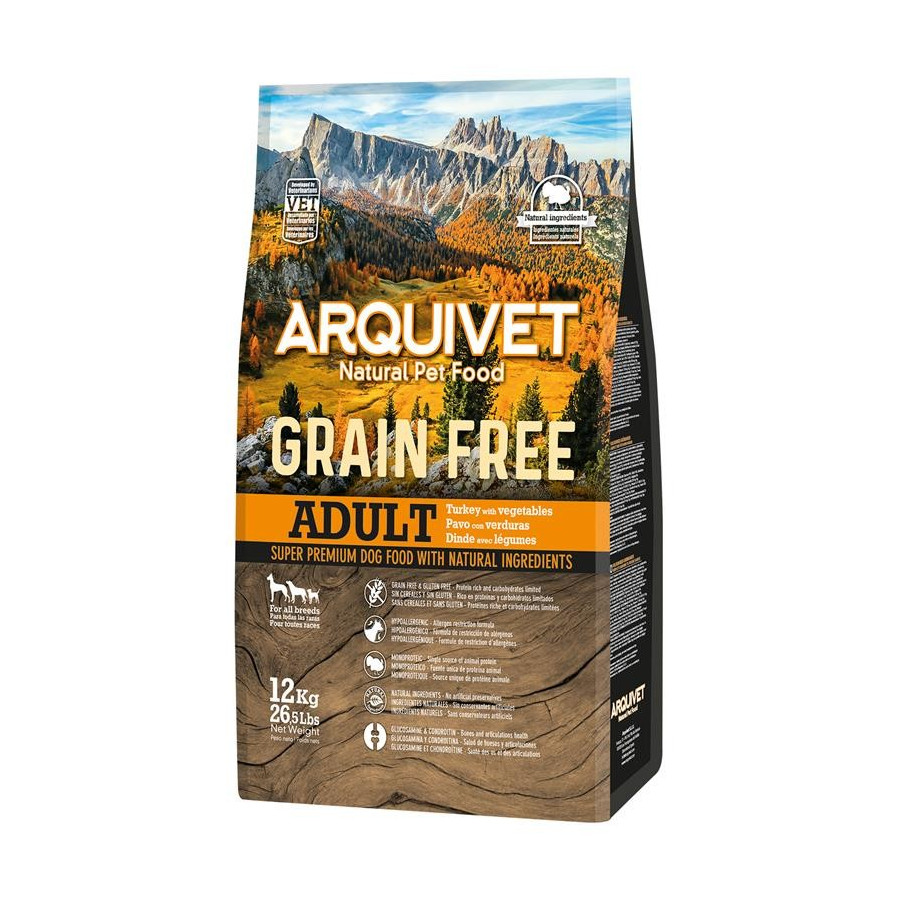 Arquivet GRAIN FREE Indyk z warzywami 12 kg