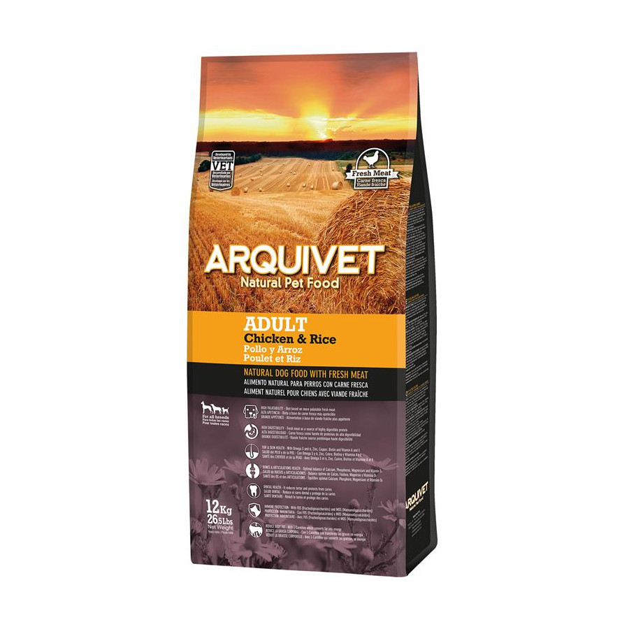 ARQUIVET Adult Kurczak z ryżem  od 10 msc.12 kg