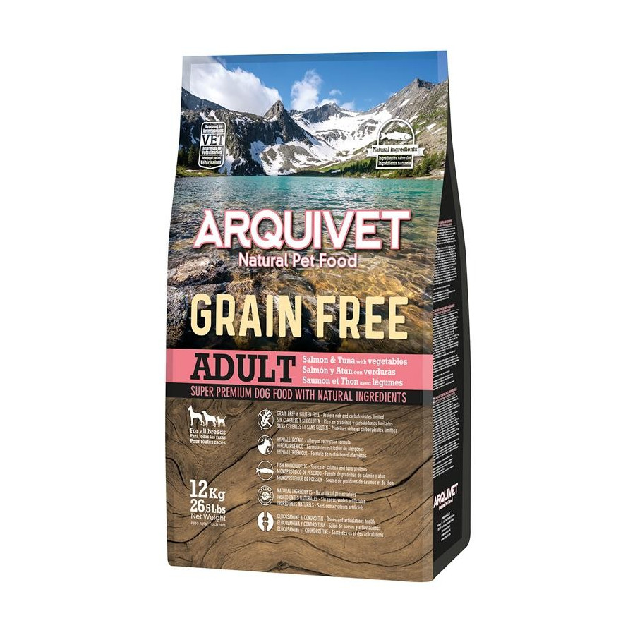 Arquivet GRAIN FREE z łososiem 12 kg