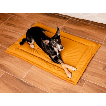 MIMIKO Pets Mata Velvet 100x70cm musztarda