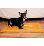 MIMIKO Pets Mata Velvet 100x70cm musztarda