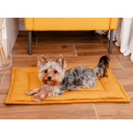 MIMIKO Pets Mata Velvet 70x50cm musztarda