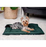 MIMIKO Pets Mata Velvet 70x50cm butelkowa zieleń