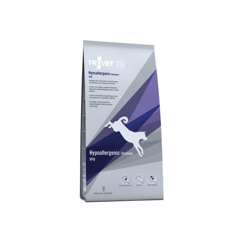 Trovet VPD Hypoallergenic Dziczyzna dla psa 3kg