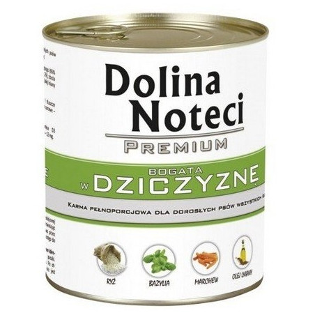 Dolina Noteci Premium Pies Dziczyzna puszka 400g