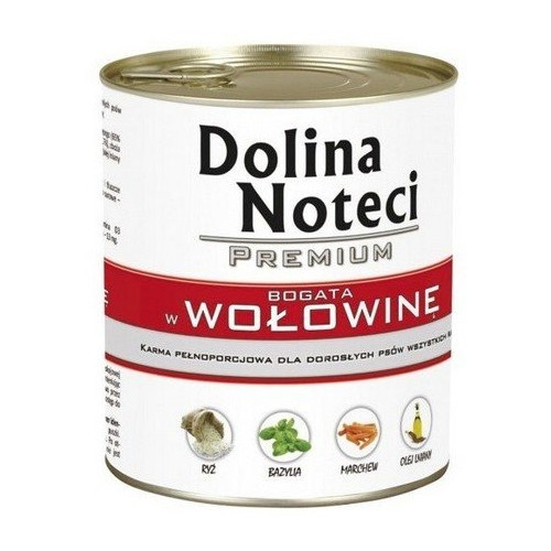 Dolina Noteci Premium Pies Wołowina puszka 400g