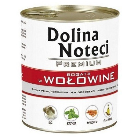 Dolina Noteci Premium Pies Wołowina puszka 400g