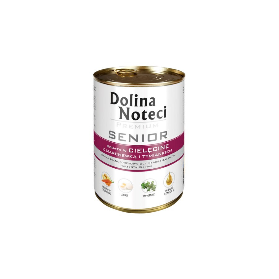 Dolina Noteci Premium Pies Senior Cielęcina puszka 400g