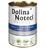 Dolina Noteci Premium Pies Dorsz i brokuły puszka 400g