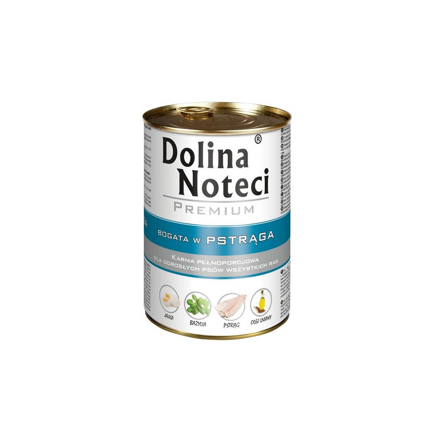 Dolina Noteci Premium Pies Pstrąg puszka 400g