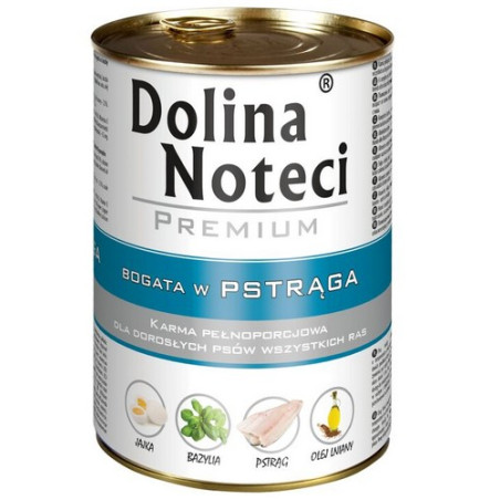 Dolina Noteci Premium Pies Pstrąg puszka 400g